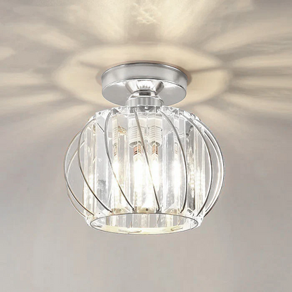 BowLift | Pendant Light Black Glass Globe Ceiling Fixture