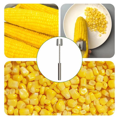 BowLift | Eptchn Long Handle Stainless Steel Corn Stripping Tool