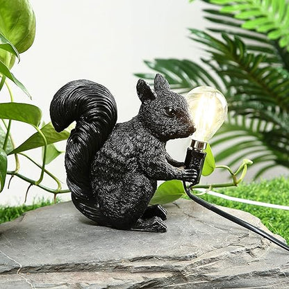 Skanto | SquirrelBright Nordic Oak Lamp | Designer Decor | LED Mood Light | Perfect for the Home