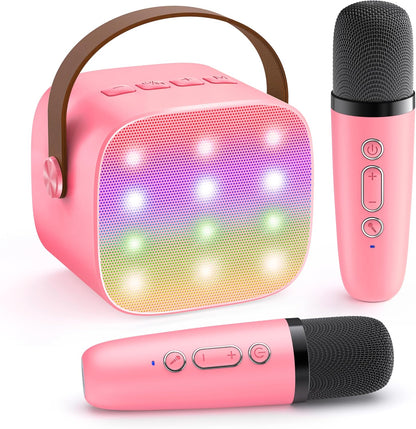 Skanto | Portable Mini Karaoke Machine with Bluetooth Speaker and 2 Wireless Microphones – Veylo