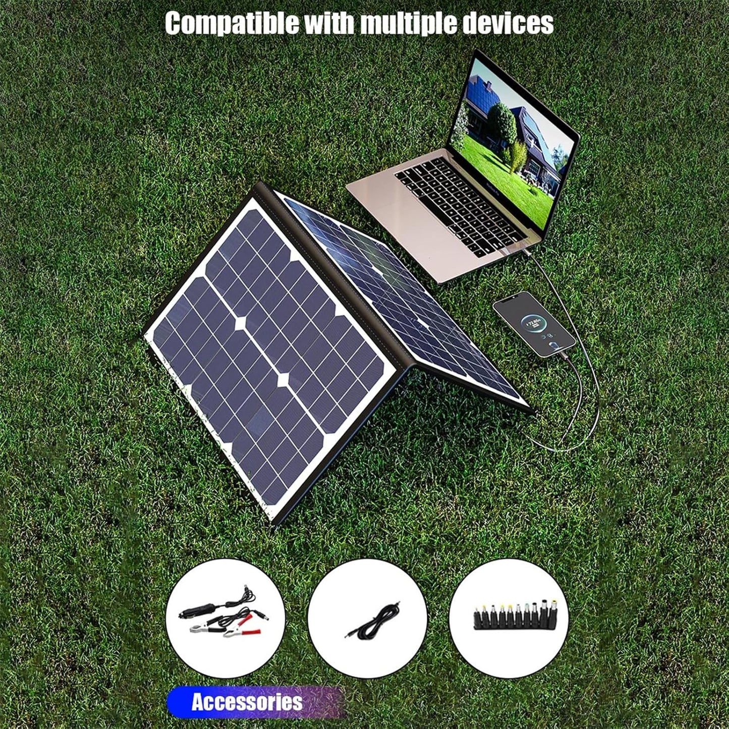 Skanto | SolaraX 1000W Foldable Solar Panel Kit – Portable Off-Grid Power with MPPT Charging