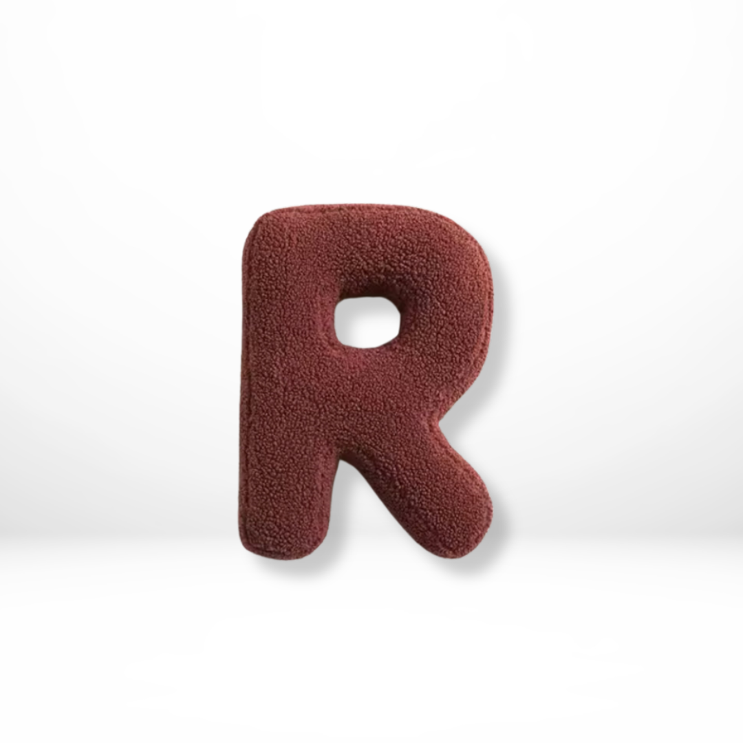 BowLift | Velvet Alphabet Decorative Cushion With Letters A To Z