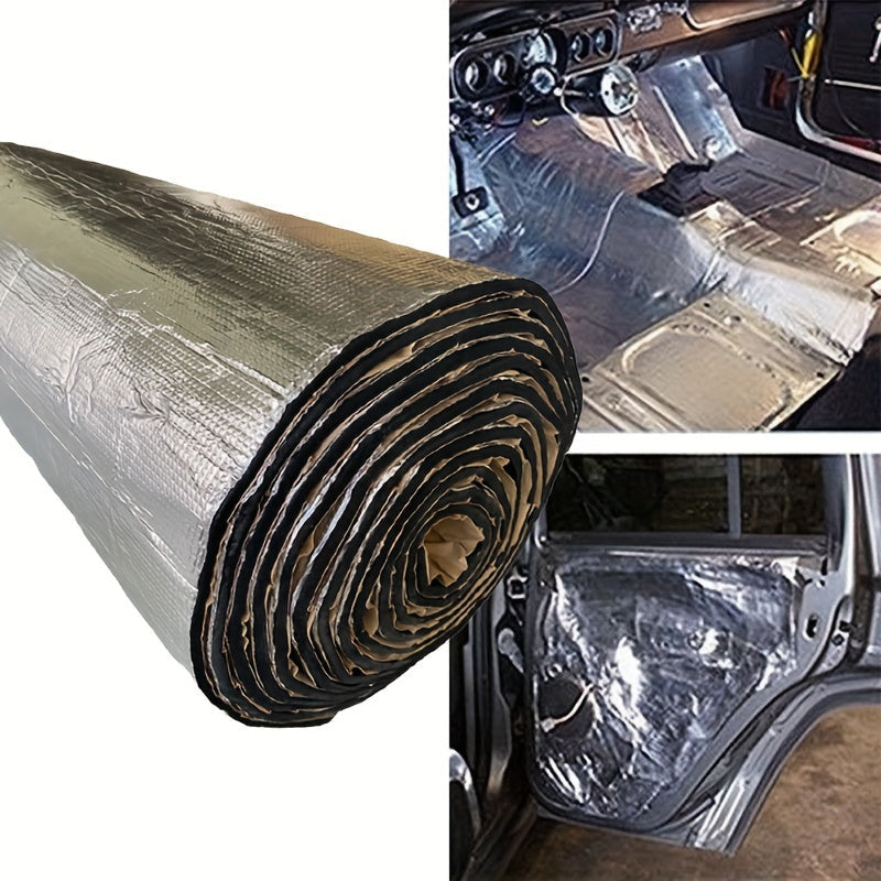 Skanto | Skanto Self-Adhesive Car Insulation Foam – Thermal and Acoustic Soundproofing Mat for Hood, Rubber-Plastic Material