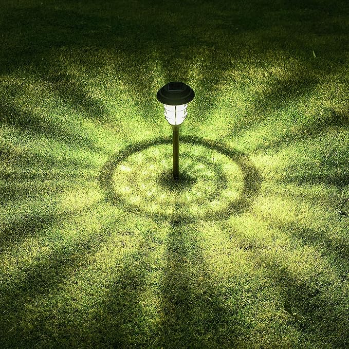 Premium Solar Torch Garden Lights - Set of 6
