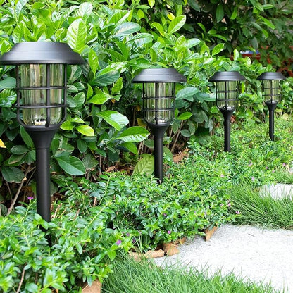 Premium Solar Torch Garden Lights - Set of 6