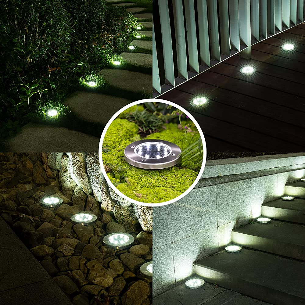 Weatherproof, rechargeable solar lights for outdoor use