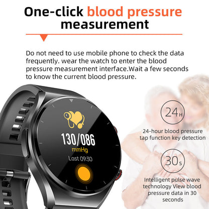 Skanto | One-Click Blood Sugar | Blood Glucose Blood Pressure ECG | ECG HRV Heart Rate Monitor Health Smartwatch