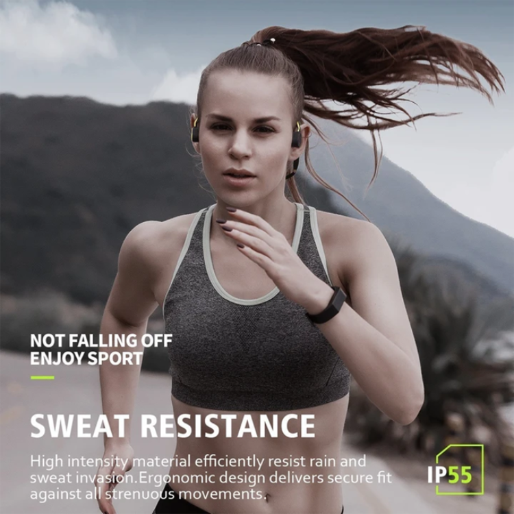 Skanto | AeroLuid Bone Conduction Sports Headphones – Wireless & Waterproof