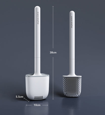 SiliClean – Antibacterial Silicone Wall Toilet Brush Skanto