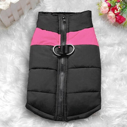 Winter Warm Waterproof Dog Vest with Zipper (Size S-7XL)