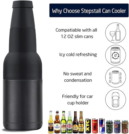 Skanto | Beer Bottle and Can Cooler with Beer Opener.