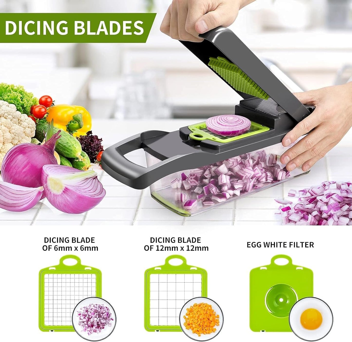 13-in-1-Vegetable-Slicer | Faster-when-Cooking | Bowlift