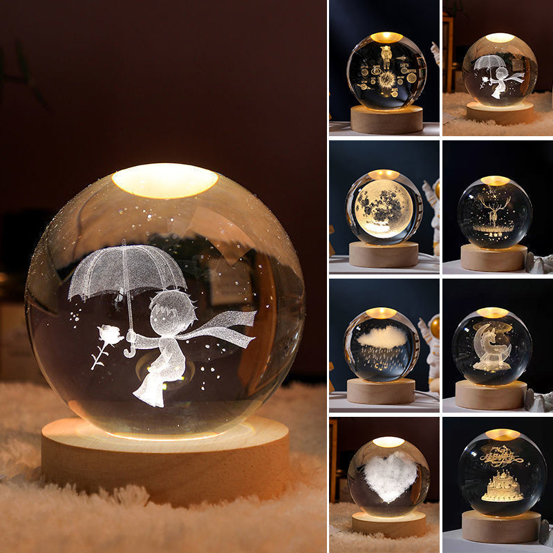 Skanto | Glowing Crystal Ball Night Light