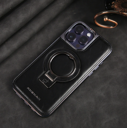 BowLift | Luxury Leather Invisible Stand iPhone Case