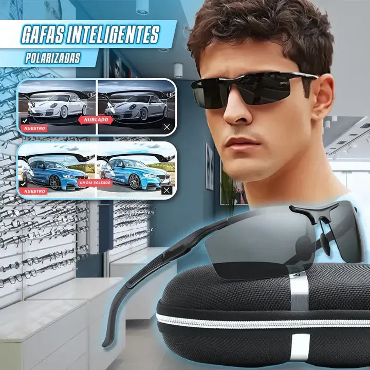 Smart photochromic glasses | Automatic tinting technology | Blue light protection