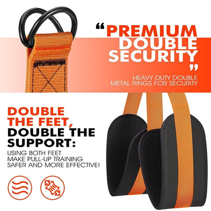 Pull-up assistance band with double foot system | Bowlift