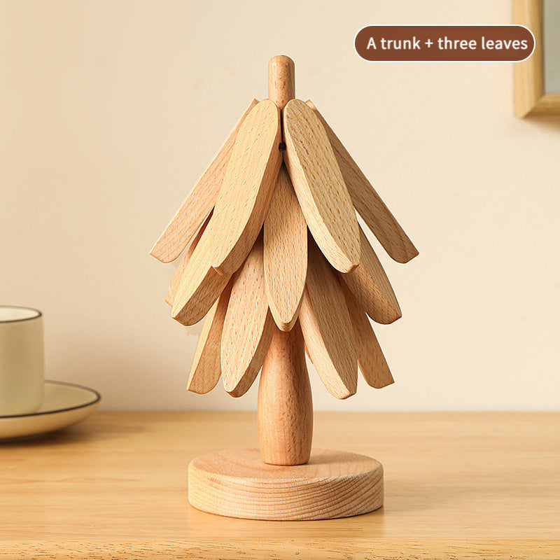 Bamboo Coaster Set 4-piece | Skanto