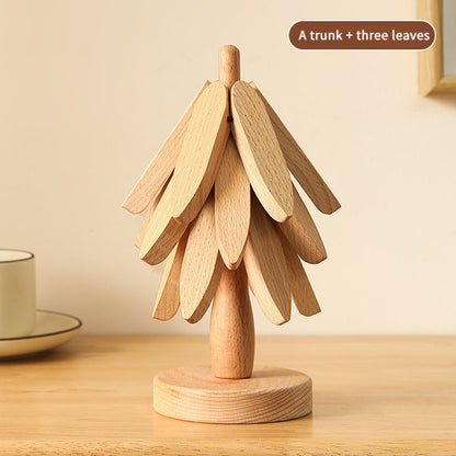 Bamboo Coaster Set 4-piece | Skanto