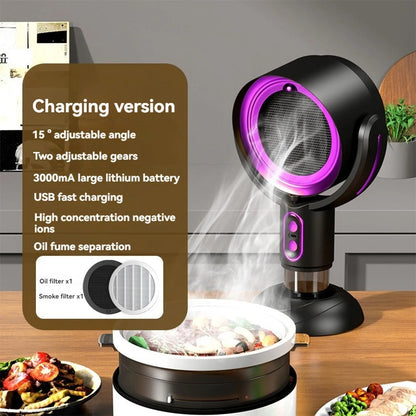Skanto | SmokeAway Venti – Portable Air Purifier Fan with Ion Technology and USB Charger