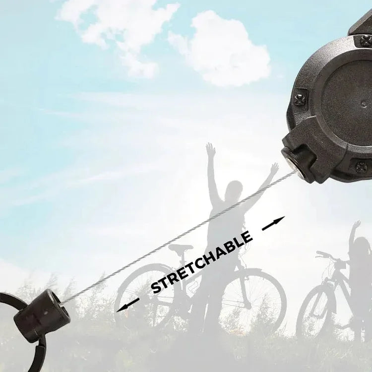 BowLift | Heavy-Duty Tactical Retractable Keychain – Multi-Use Outdoor Carabiner Tool