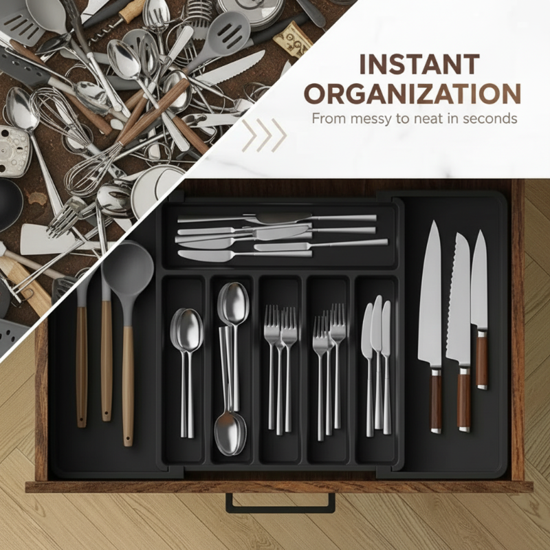 FlexiTidy — Peace and order in every drawer, so that every morning routine starts relaxed | Bowlift