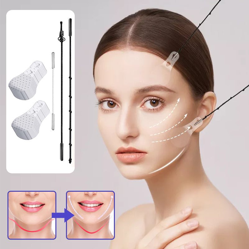Brehn | Invisible Facelift Patches | 120-count Supply Pack | Ultra-thin 0.02mm Adhesion Technology | Waterproof & Hypoallergenic | Mechanical V-Shape Lifting | Transparent
