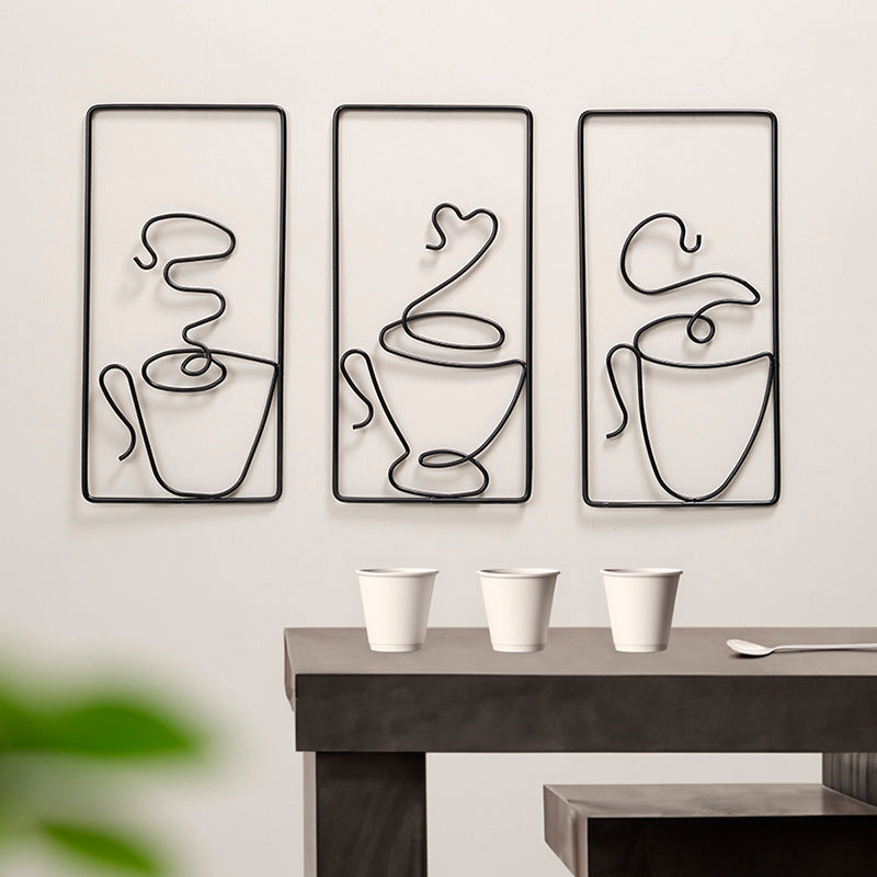 BowLift | Modern Abstract Cat Metal Wall Hanging for Stylish Home Decor