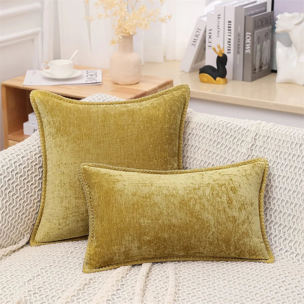 BowLift | Soft Chenille Velvet Throw Pillow Cover