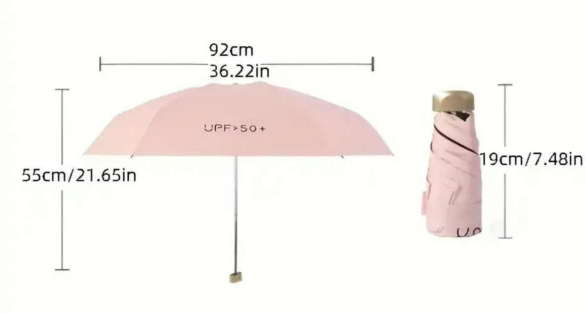 Mini pocket umbrella UV protection compact | Karnz