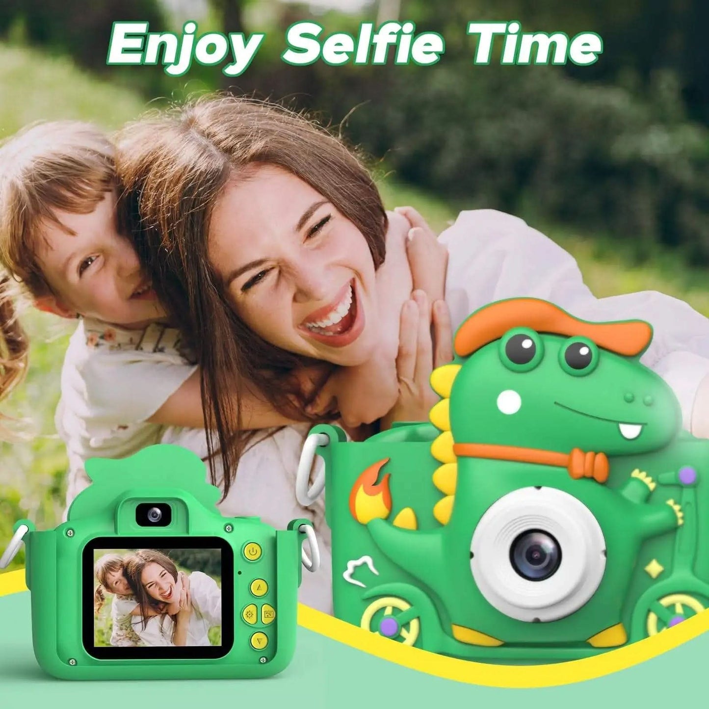 Skanto | Dinosaur Camera for Kids with 1080p HD