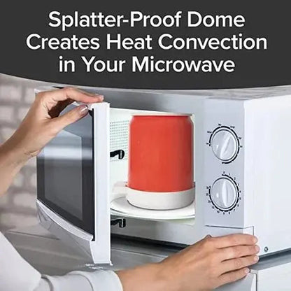 BowLift | Microwave Bacon Cooker | Grease-Draining Rack & Splatter Dome | BPA-Free Dishwasher Safe