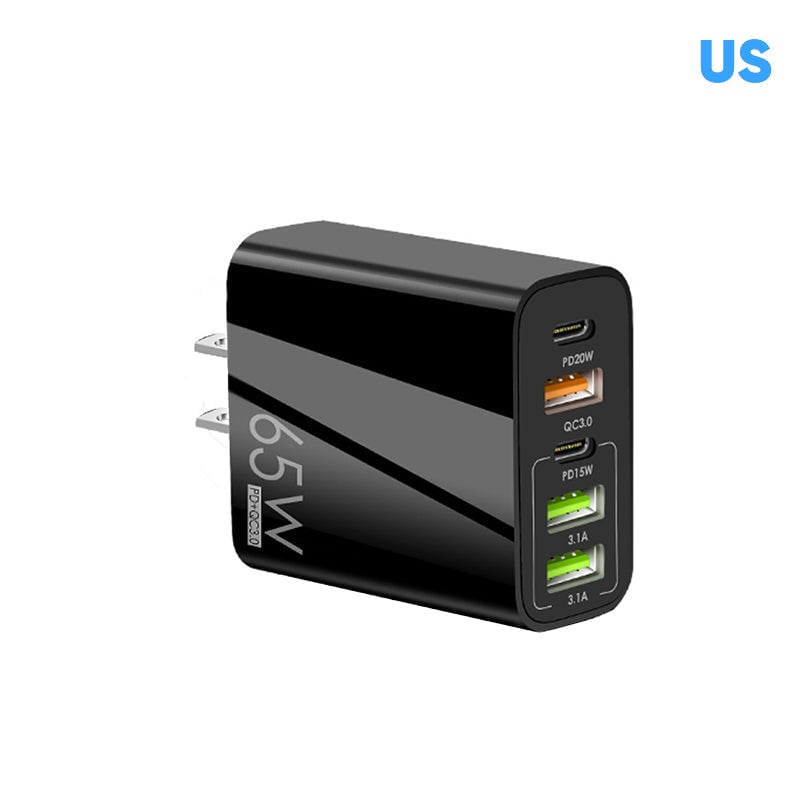 Multi-Port Adapter 65W Fast Charger - US Standard