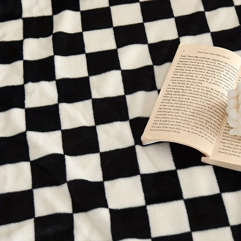 Classic plaid blanket – Soft and warm blanket for sofa and bedroom