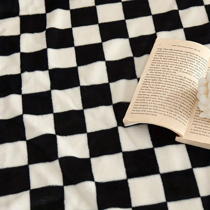 Classic plaid blanket – Soft and warm blanket for sofa and bedroom