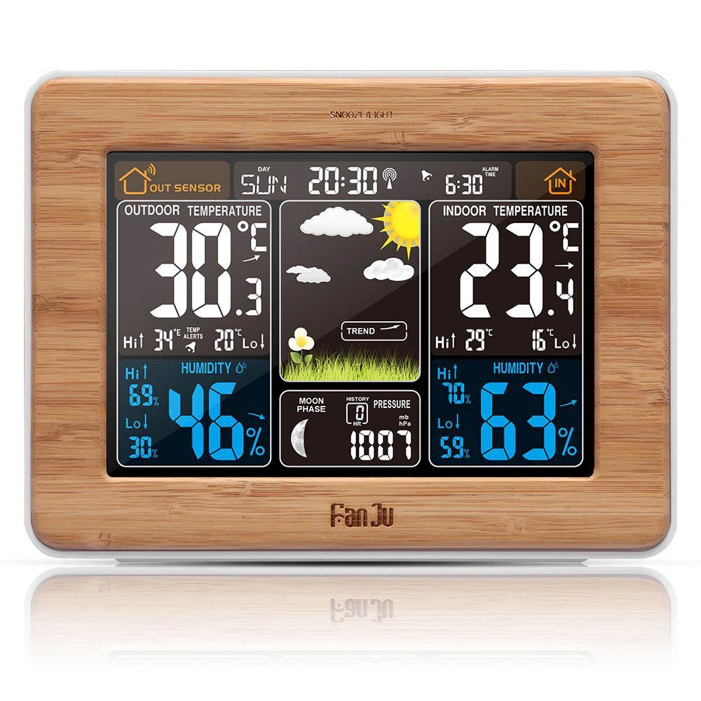 Weather Control Rectangle Color Display Smart Watch