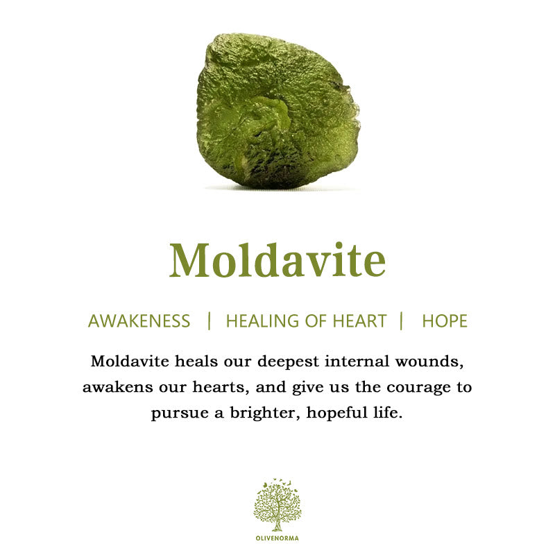 Skanto | Purification Green Moldavite Necklace - Alina