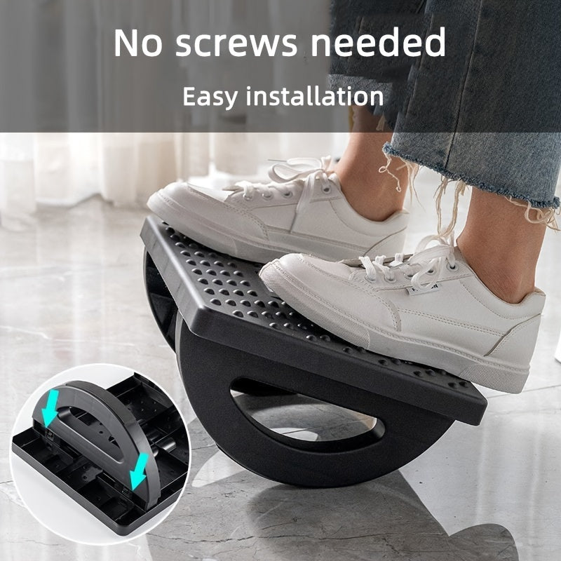 Ergonomic footrest with adjustable surface – Non-slip and ready to use | Karnz