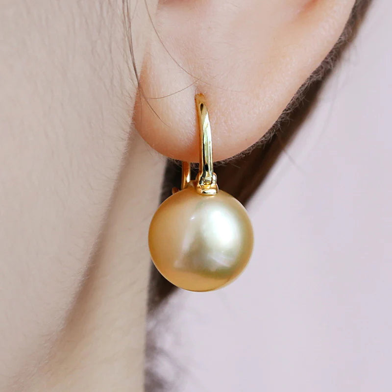 Skanto | Black Pearl Earrings Available in White Champagne Grey Gold and Black Pearl Dangle Earrings