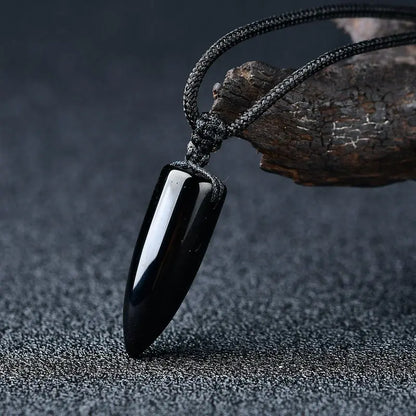 Skanto | Energetic Protection Obsidian Stone Necklace
