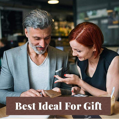 BowLift | Men's multifunctional RFID-blocking, waterproof and durable PU leather wallet for men
