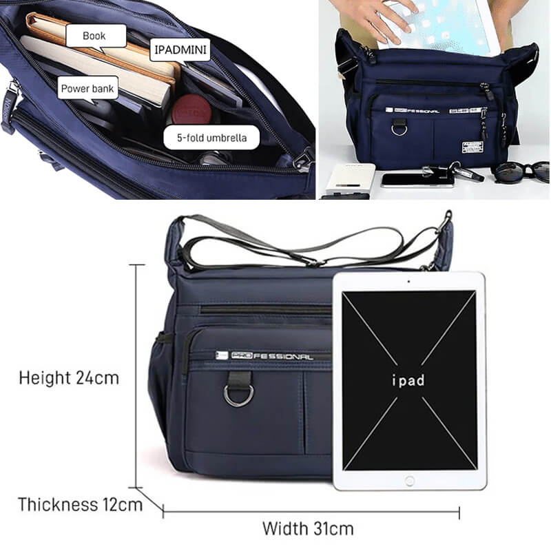 Skanto | Lightweight Waterproof Large Capacity Shoulder Bag