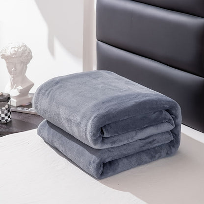 Luxurious flannel blanket for cozy home & travel