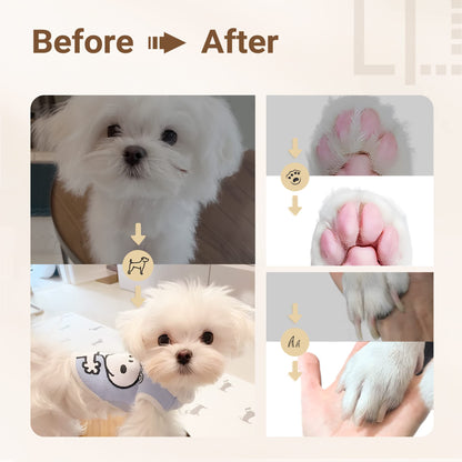 Skanto | Ultimate Pet Grooming Kit - 4-in-1 Electric Clippers with 4 Interchangeable Blades
