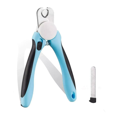 Skanto | Stainless Steel Pet Nail Clippers with Safety Guard and Free Nail File - Perfect for Medium and Large Dogs