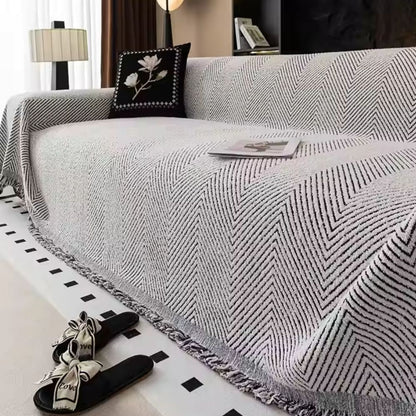 Skanto | Stripe Herringbone Sofa Cover