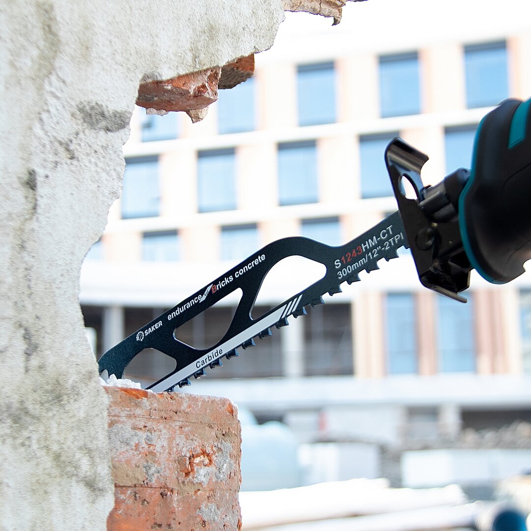 Saker alternative saw blade for cutting wood, porous concrete, bricks | Bowlift