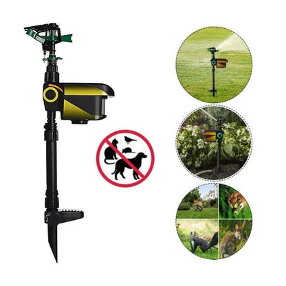 BowLift | Solar Powered Motion Activated Sprinkler for Deer and Garden Pest Deterrent
