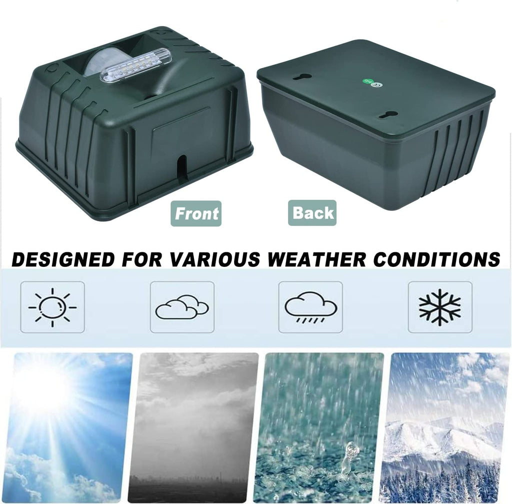 Skanto | Ultrasonic Woodpecker Repeller – Effective and Humane Bird Deterrent for Gardens and Homes