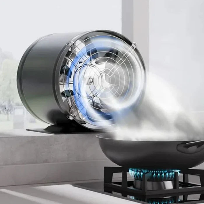 LuchtFlow MiniVent – Quiet Wall Fan for Home or Office | Karnz