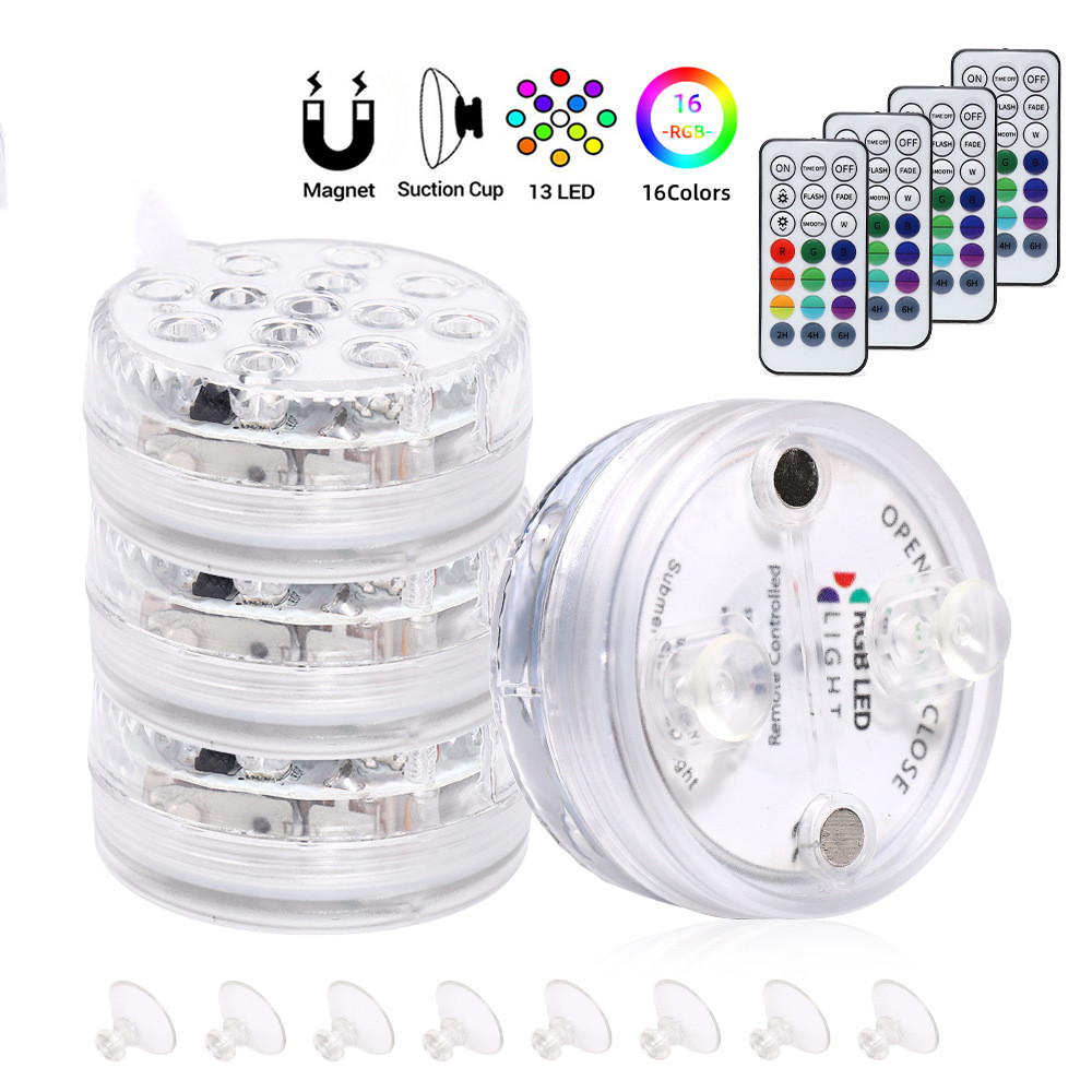 Skanto | Underwater LED Light with Remote Control – RGB Multicolor Pool Lighting for Baths and Ponds